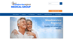 Desktop Screenshot of meadowviewregionalmedicalgroup.com